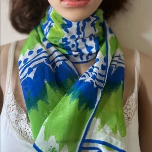 Vintage Vera Neumann Silk Scarf 60’s Vibrant